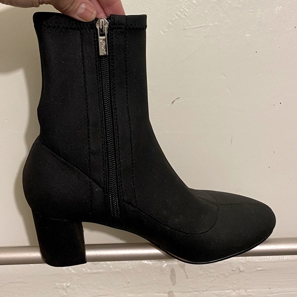 Badgley Mischka stretch booties. - Picture 2 of 2